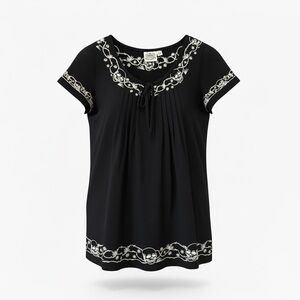 Cowgirl Justice Embroidered Skull Western Dress – Size Large – Boutique Style